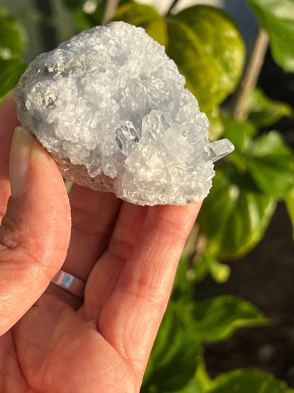 BLUE CELESTITE - CLUSTER - ROUGH