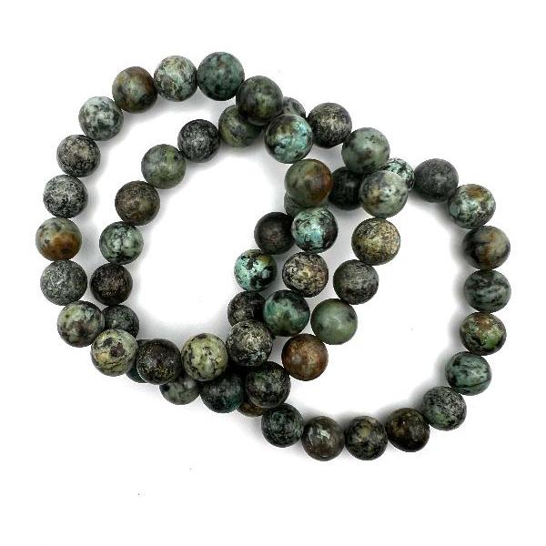 AFRICAN TURQUOISE - BEADED BRACELET