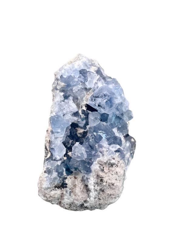 BLUE CELESTITE - CLUSTER - ROUGH