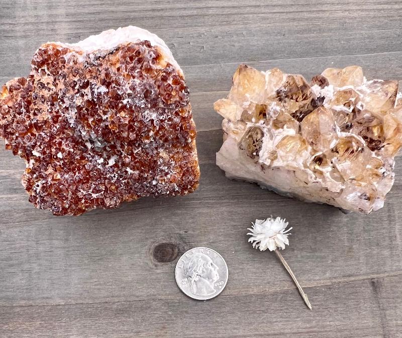 CITRINE CLUSTERS- ROUGH