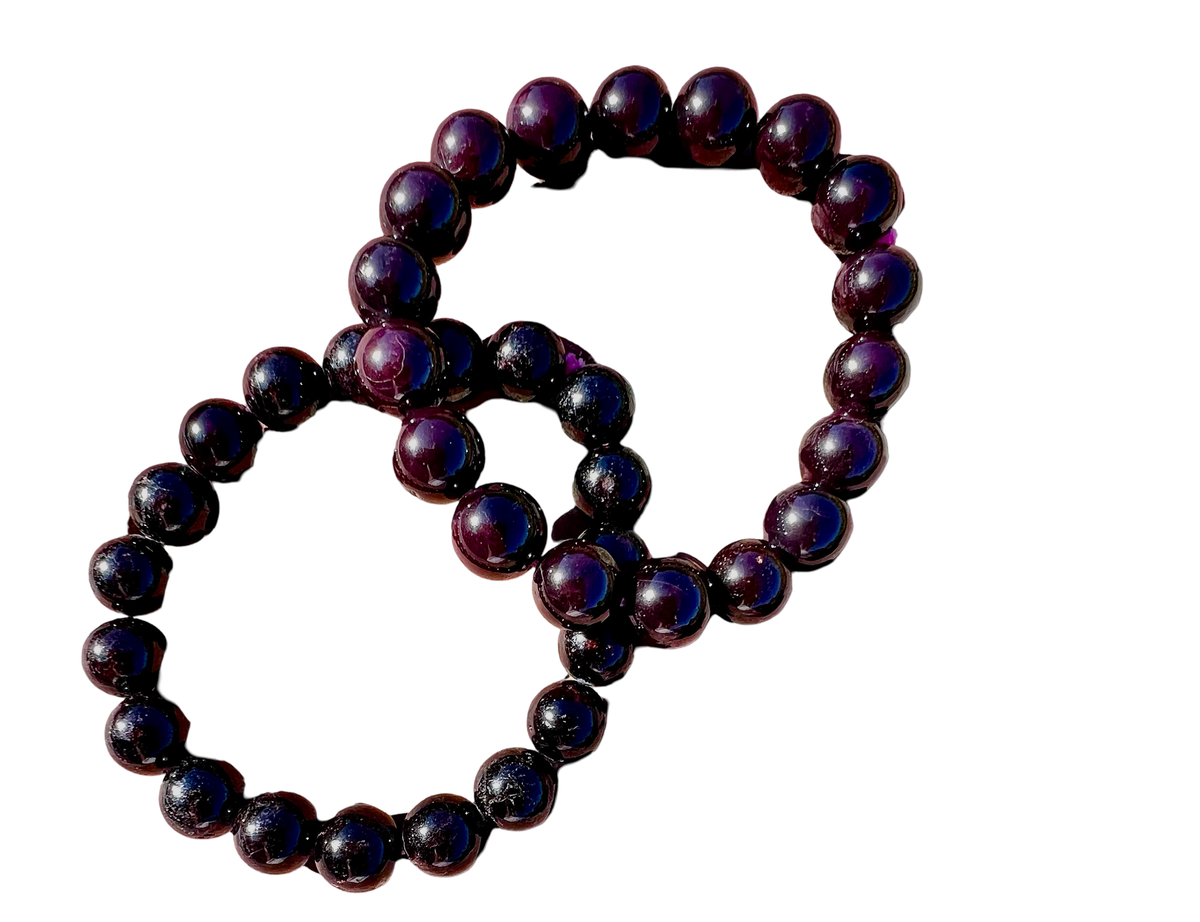 GARNET - BEADED BRACELET