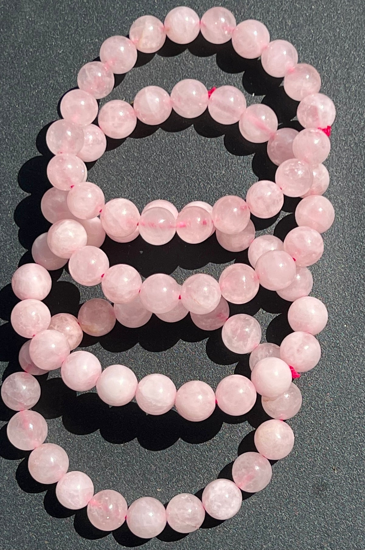 ROSE QUARTZ - BEADED BRACELET