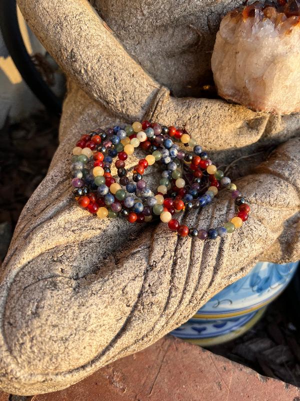 CHAKRA CRYSTAL- BEADED BRACELET