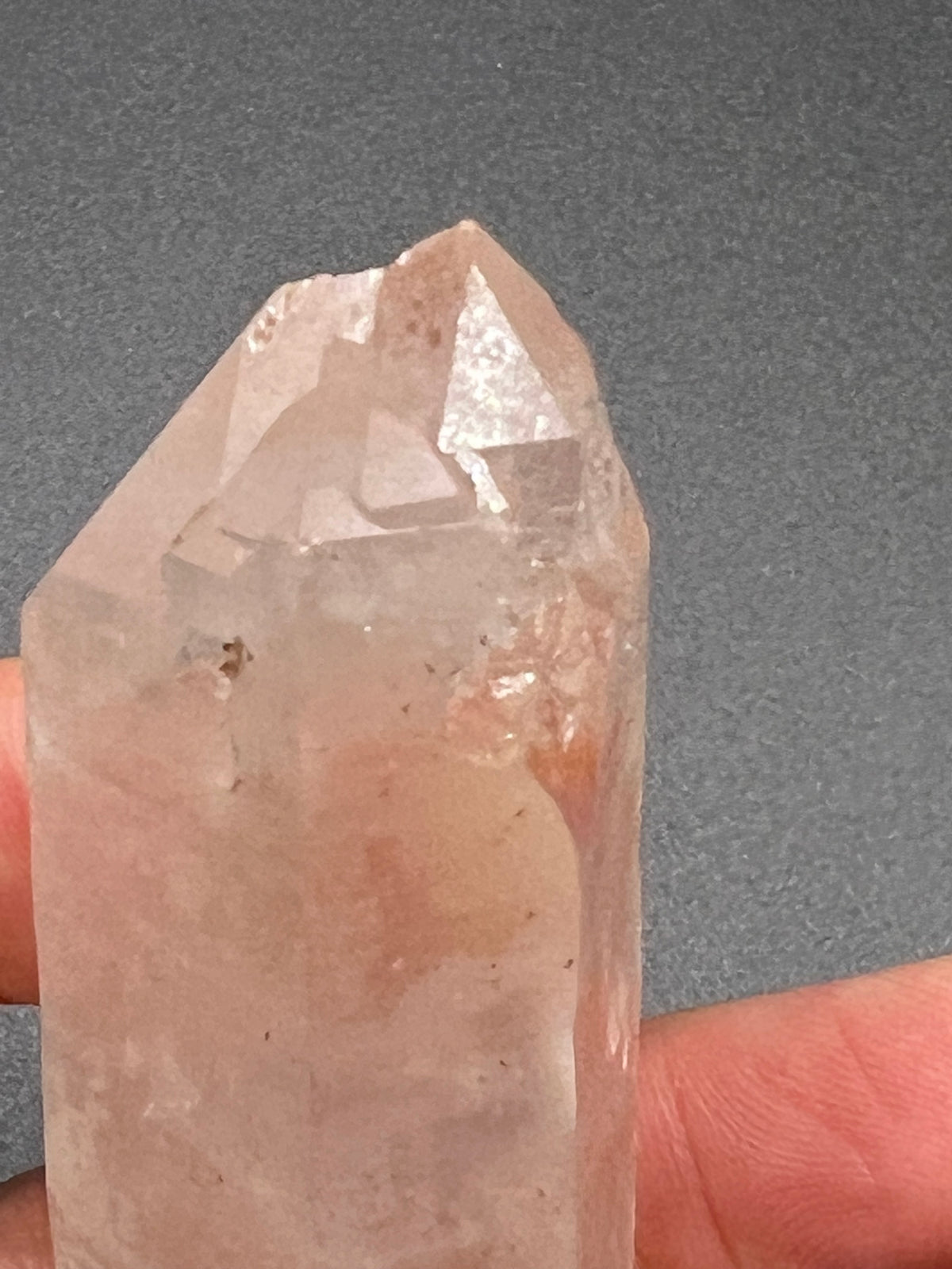 RARE PINK LEMURIAN CRYSTAL - TWINS