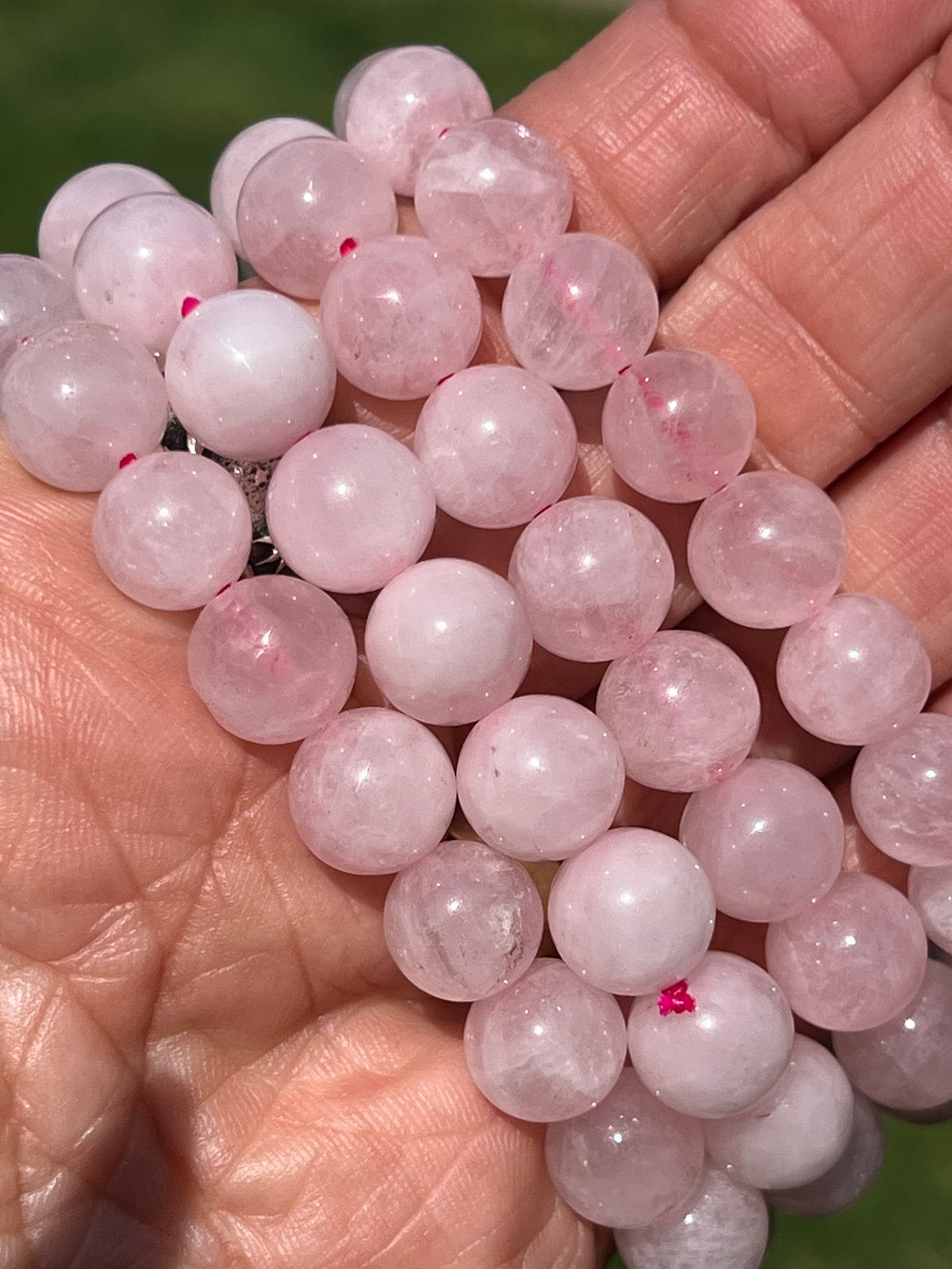 ROSE QUARTZ - BEADED BRACELET